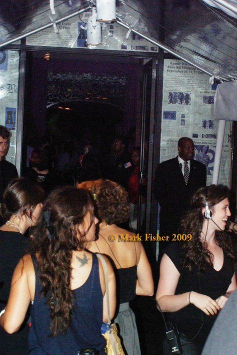 Gathering at the door!