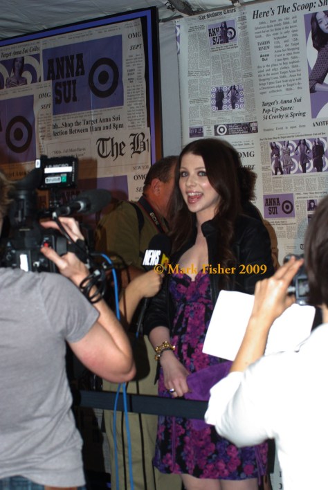 Press interviews, Includinding MTV Fashion Reporting