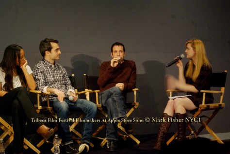 Tribeca Film Festival Filmmakers At Apple Store Soho © Mark Fisher NYC1-8232